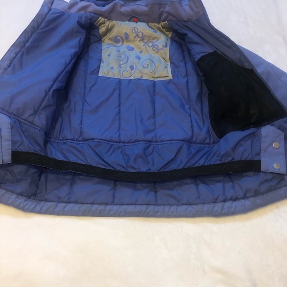 Spyder Snow/ Ski Jacket ~ Girls 12 ~ Bluish Purple - Picture 7 of 15